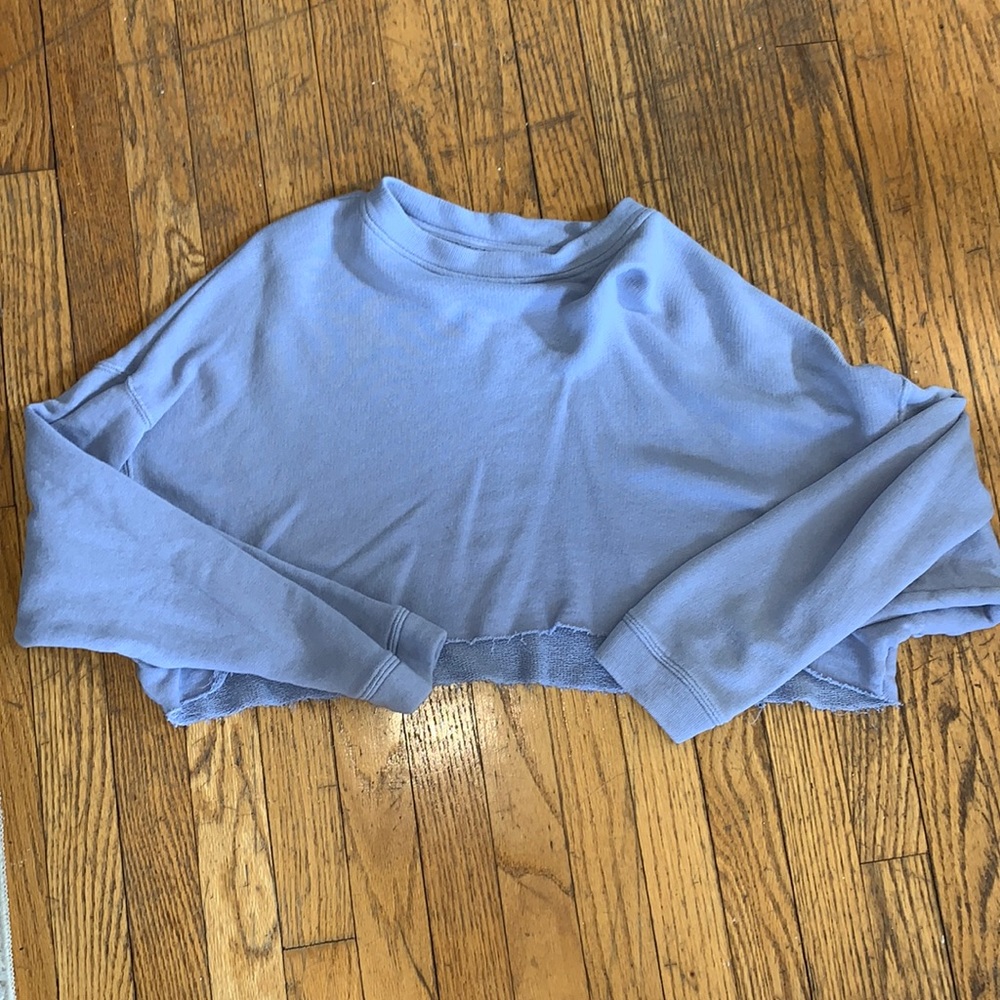 LA hearts Cropped sweatshirt